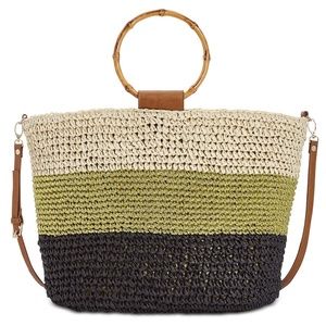 inc international concepts Straw purse